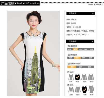 2014明星同款真絲連衣裙 工廠實體批發(fā)與一件代發(fā)女裝采購指南